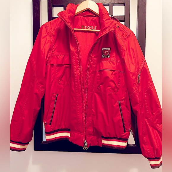 Rare Vintage Pikeur Red Jacket - Picture 1 of 5